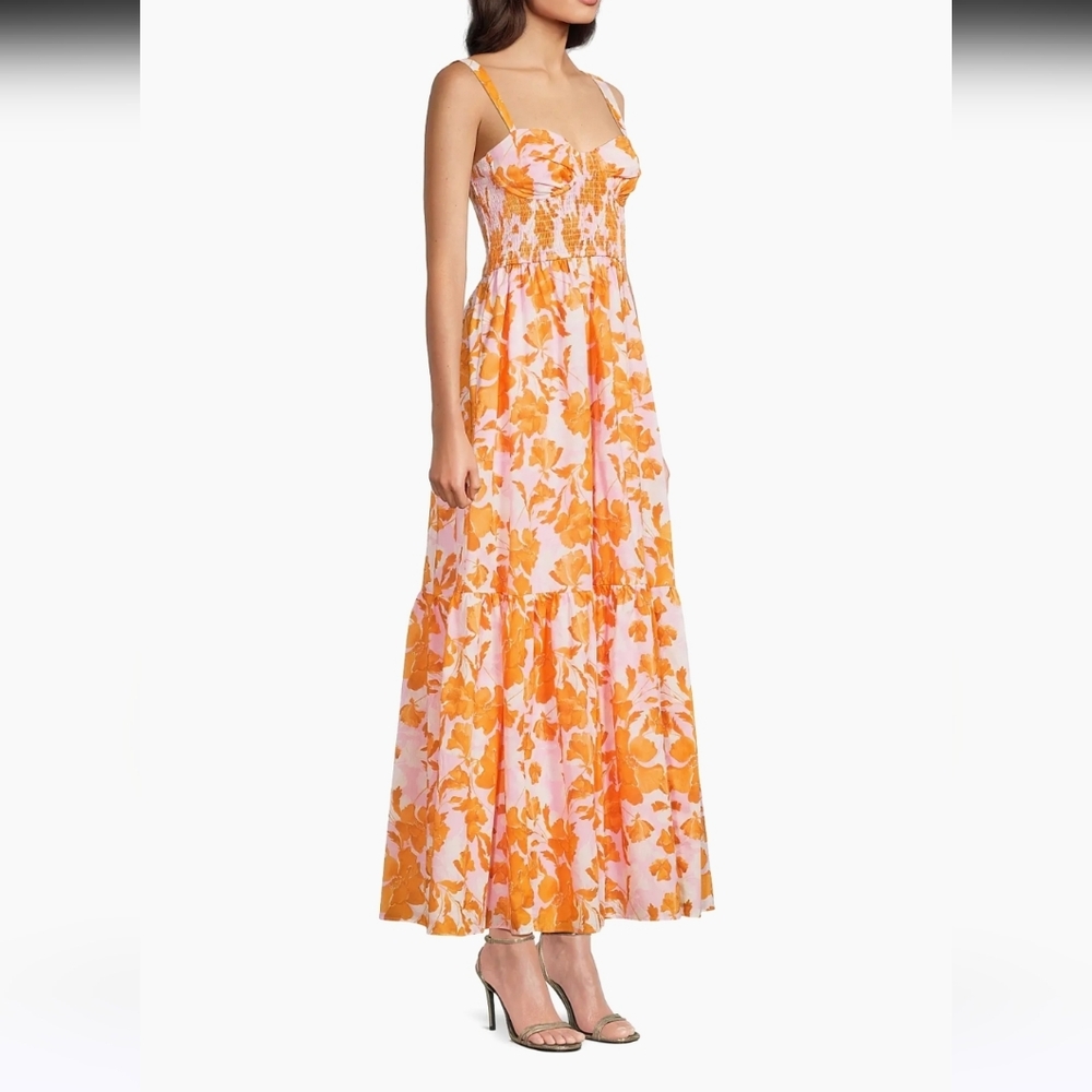 NWT HUTCH | $361 Stefani Floral Midi Dress - Picture 6 of 8